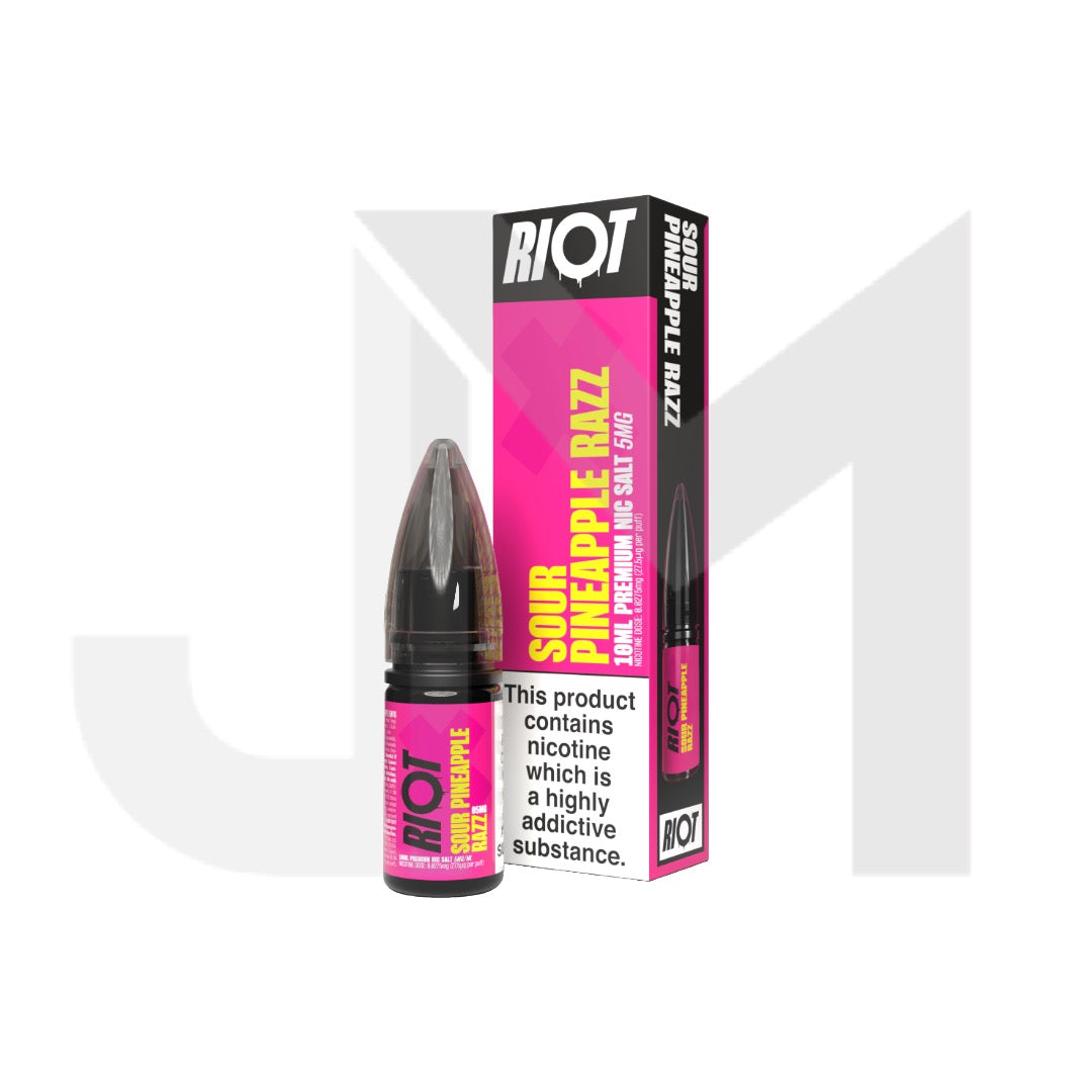 5mg RIOT X 10ml Nic Salts by Riot Squad (50VG/50PG)