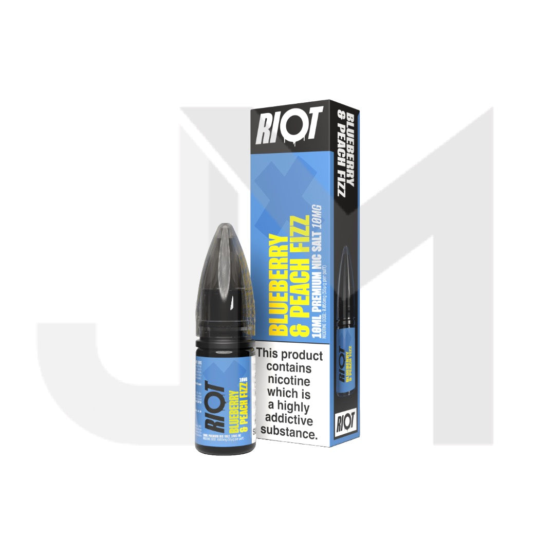 10mg RIOT X 10ml Nic Salts by Riot Squad (50VG/50PG)
