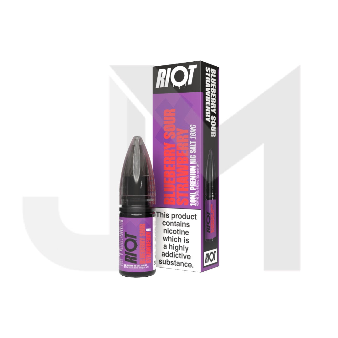 10mg RIOT X 10ml Nic Salts by Riot Squad (50VG/50PG)