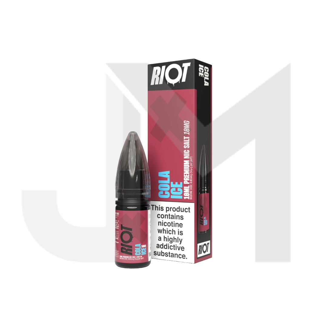 10mg RIOT X 10ml Nic Salts by Riot Squad (50VG/50PG)