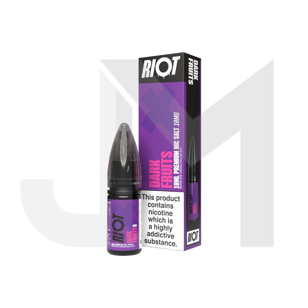 10mg RIOT X 10ml Nic Salts by Riot Squad (50VG/50PG)