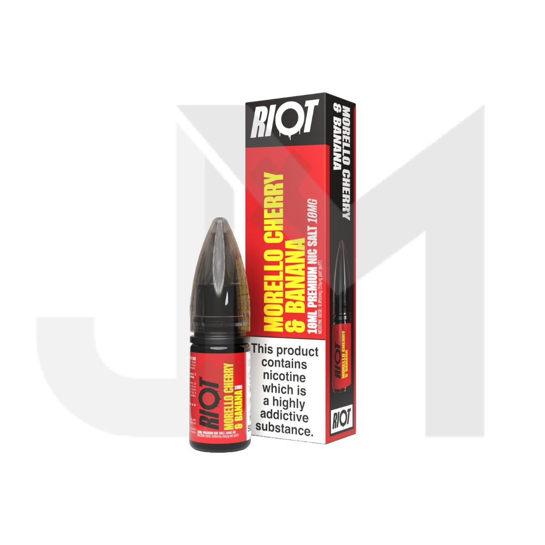 10mg RIOT X 10ml Nic Salts by Riot Squad (50VG/50PG)