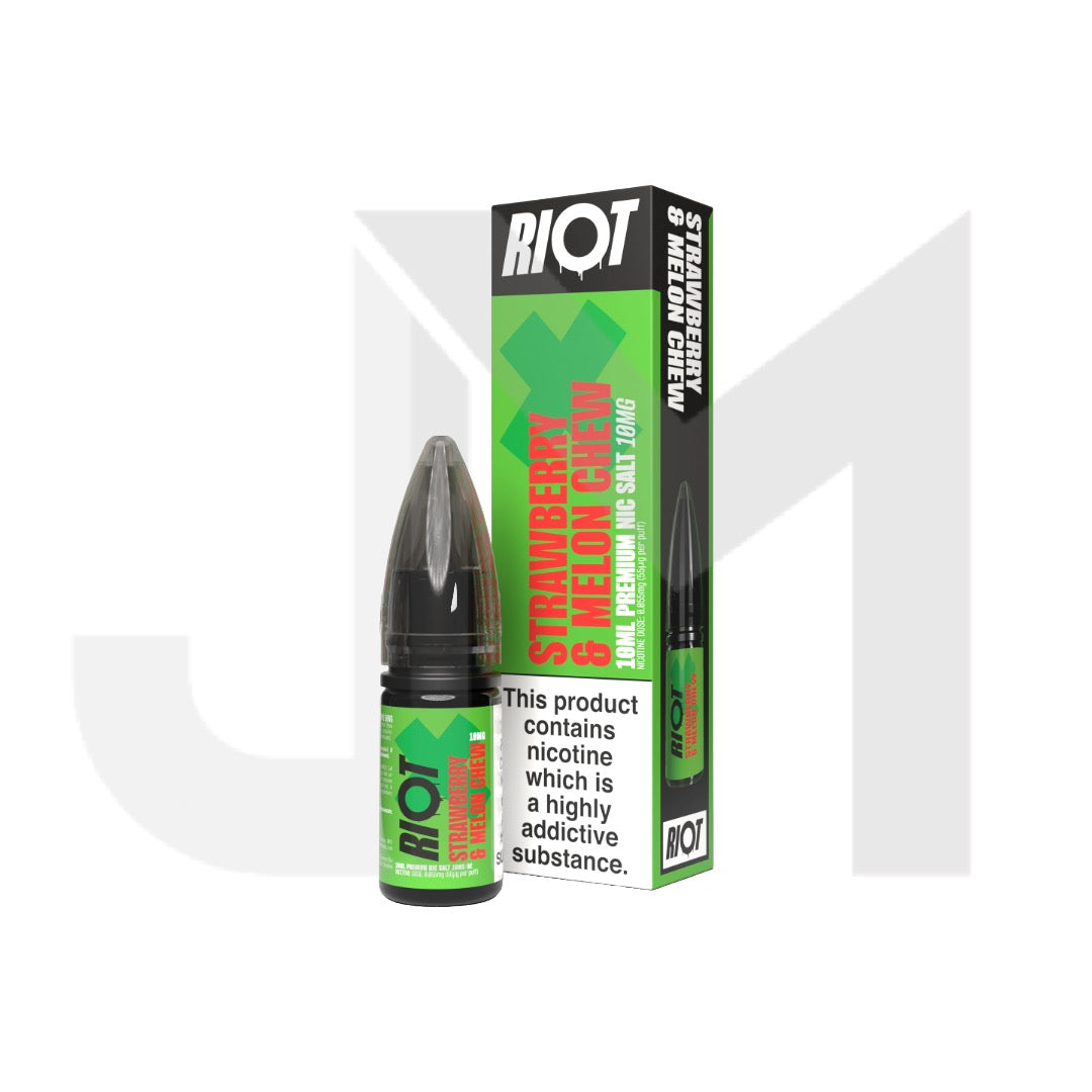 10mg RIOT X 10ml Nic Salts by Riot Squad (50VG/50PG)