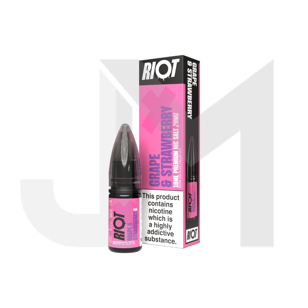 20mg RIOT X 10ml Nic Salts by Riot Squad (50VG/50PG)