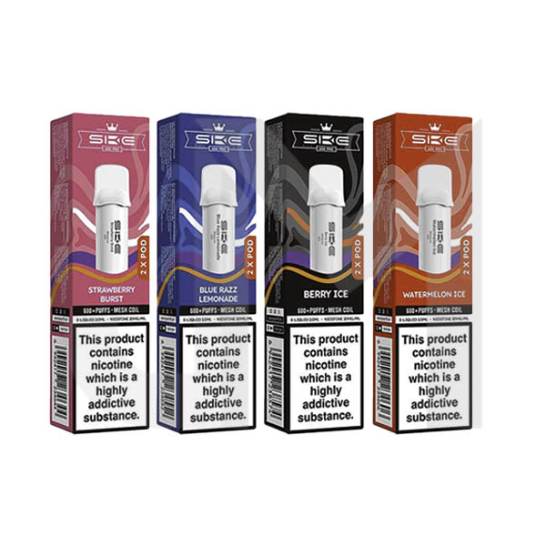 20mg SKE Crystal Pro Replacement Prefilled Pods 2ml 1200 Puffs - 2 Pcs