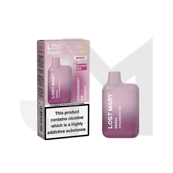 20mg Lost Mary BM600 Prefilled Pod Vape Kit 600 Puffs | UK Wholesale 20mg Lost Mary BM600 Prefilled Pod Vape Kit 600 Puffs | UK Wholesale