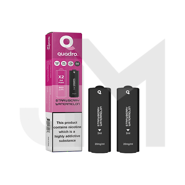 Quadro 2.4k 20mg Replacement Pods 2ml - JM Wholesale Quadro 2.4k 20mg Replacement Pods 2ml - JM Wholesale