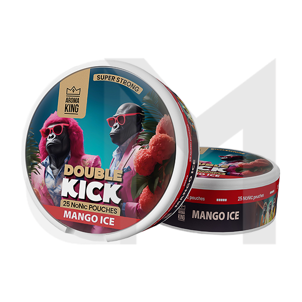 Aroma King Double Kick NoNic Pouches Aroma King Double Kick NoNic Pouches