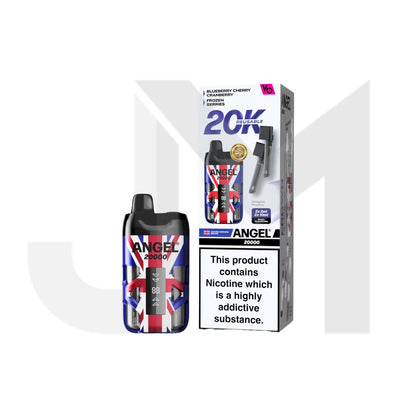 20mg Angel 20000 by Vapes Bars Duel Prefilled Pod Vape Kit 20000 Puffs