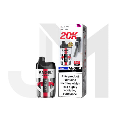 20mg Angel 20000 by Vapes Bars Duel Prefilled Pod Vape Kit 20000 Puffs
