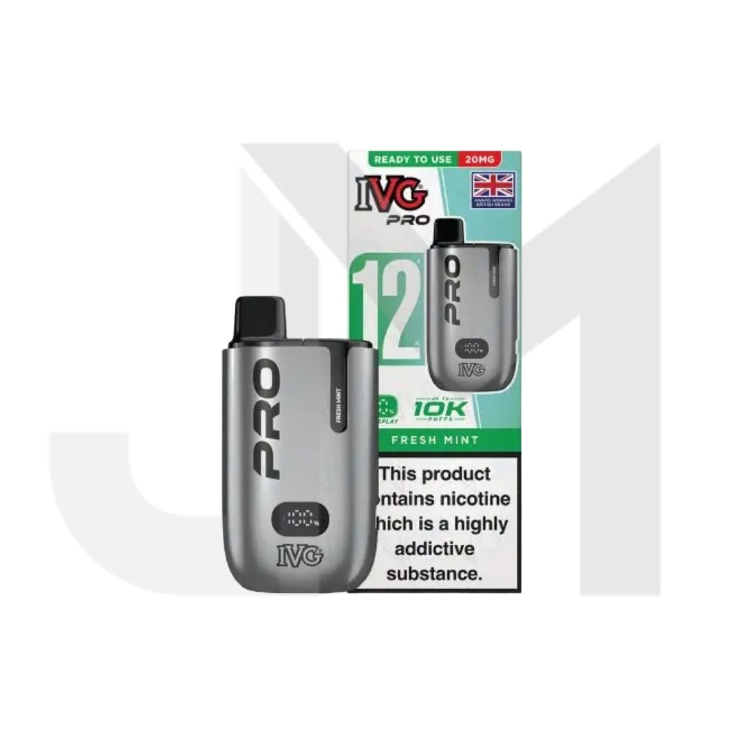 20mg I VG Pro 12 Prefilled Pod Vape Kit 10000 Puffs