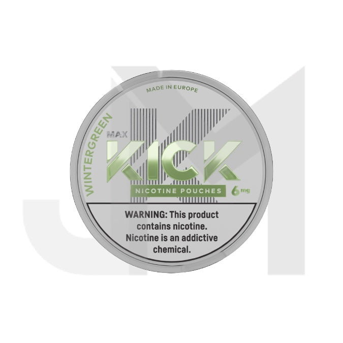 6mg Max Kick Nicotine Pouches - 20 Pouches