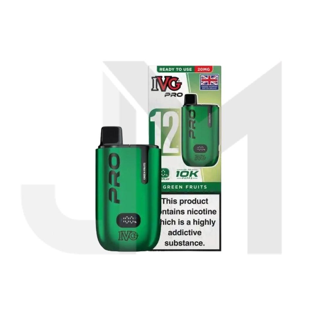 20mg I VG Pro 12 Prefilled Pod Vape Kit 10000 Puffs