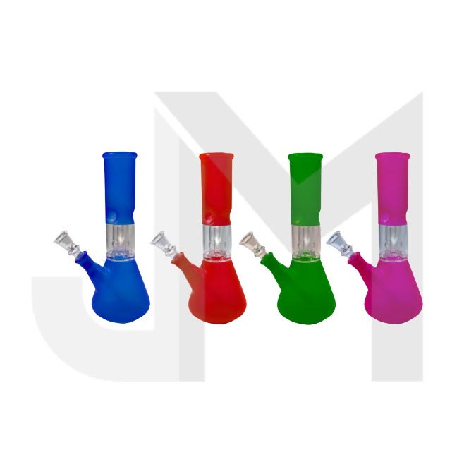8" Handicrafted Glass Bong - GWP-12- GS0988