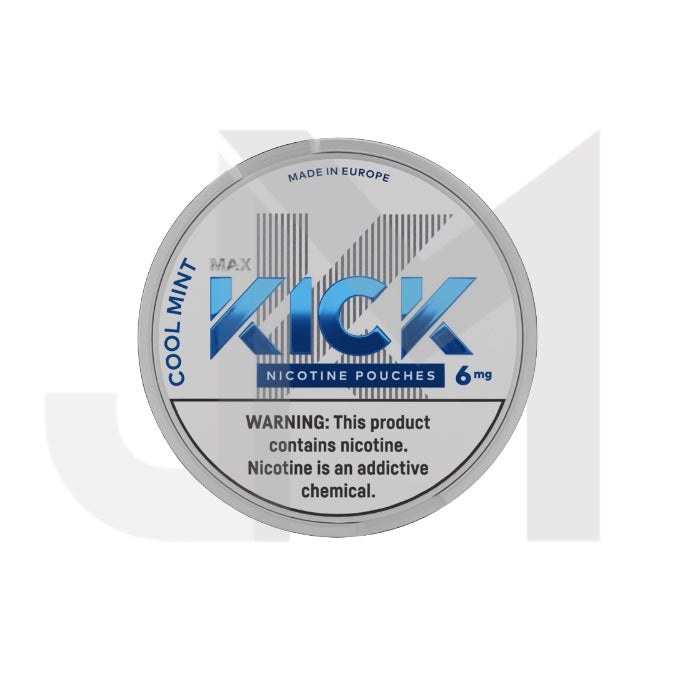 6mg Max Kick Nicotine Pouches - 20 Pouches