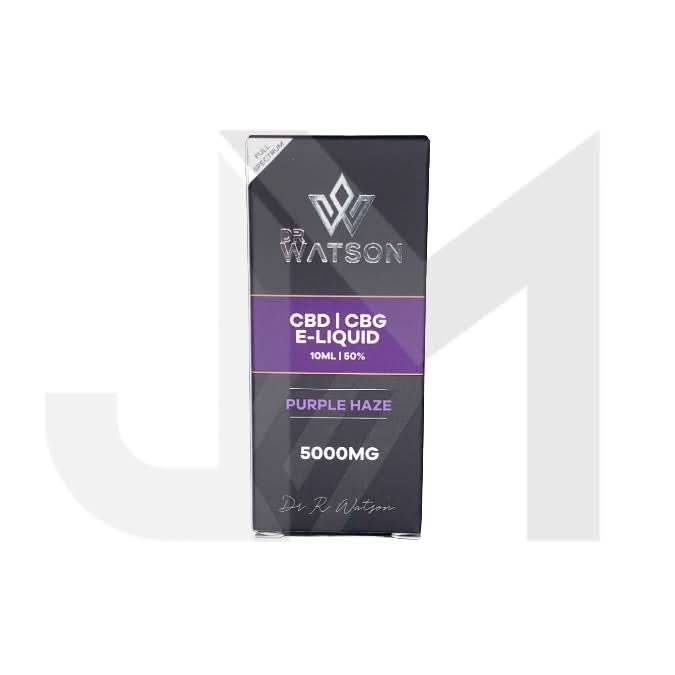 Dr Watson 5000mg CBD E-Liquid Purple Haze - 10ml