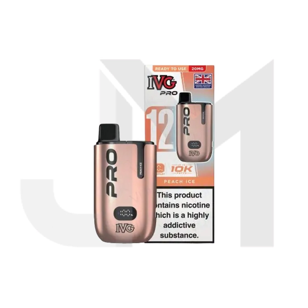 20mg I VG Pro 12 Prefilled Pod Vape Kit 10000 Puffs
