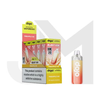 10 x 20mg Vaporesso Dojo Blast 10k Prefilled Pod Vape Kit + 2 x FREE Pods