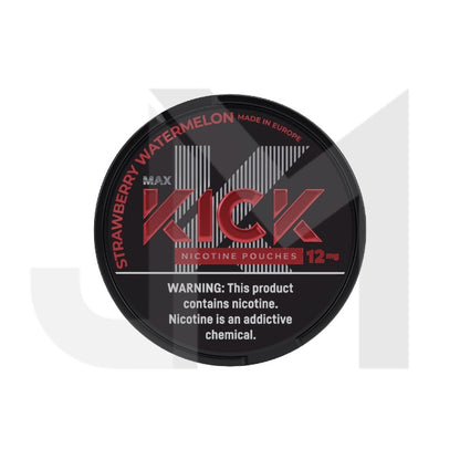 12mg Max Kick Nicotine Pouches - 20 Pouches