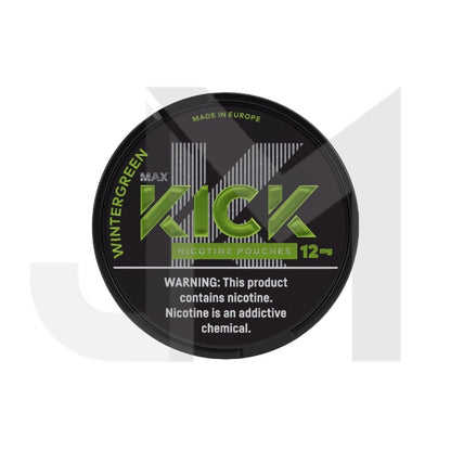 12mg Max Kick Nicotine Pouches - 20 Pouches