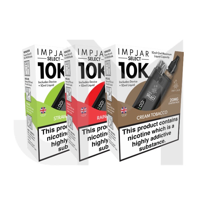 20mg Imp Jar Select 10ml Starter Vape Kit