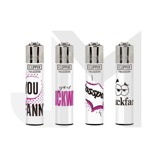 48 Clippers D48 CP11RH Classic Large Lighter Naughty Words - CL5A084UKH