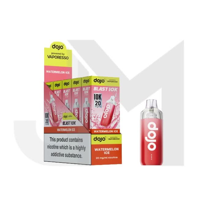 10 x 20mg Vaporesso Dojo Blast 10k Prefilled Pod Vape Kit + 2 x FREE Pods