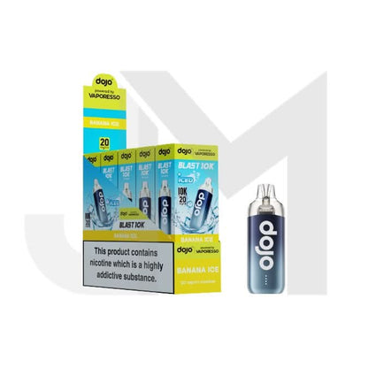 10 x 20mg Vaporesso Dojo Blast 10k Prefilled Pod Vape Kit + 2 x FREE Pods