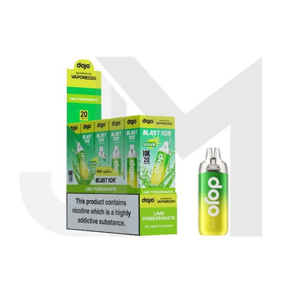 10 x 20mg Vaporesso Dojo Blast 10k Prefilled Pod Vape Kit + 2 x FREE Pods