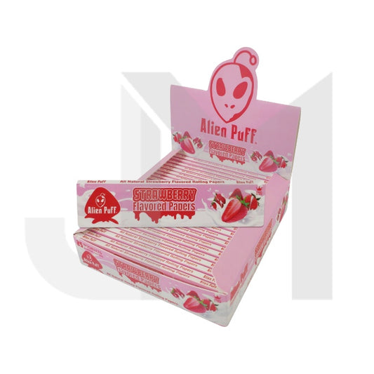 Alien Puff Strawberry Flavour King Size Papers - 25 Booklets (HPF2803)