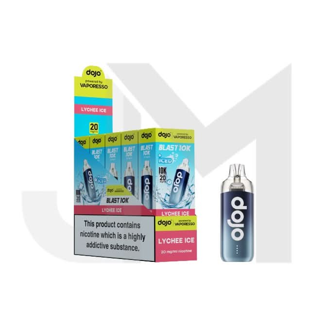 10 x 20mg Vaporesso Dojo Blast 10k Prefilled Pod Vape Kit + 2 x FREE Pods