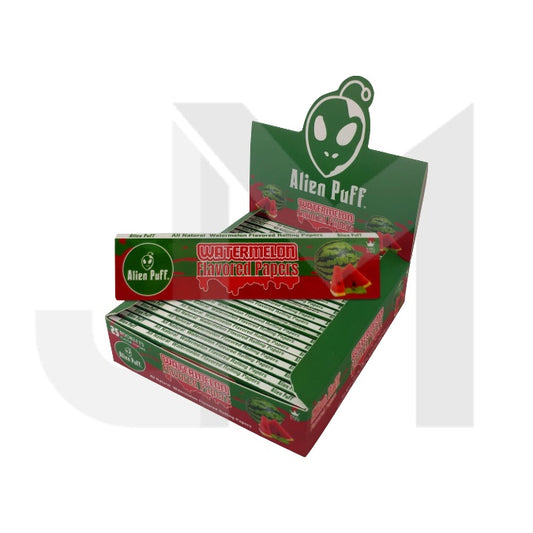 Alien Puff Watermelon Flavour King Size Papers - 25 Booklets (HPF2813)