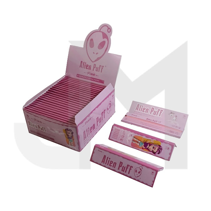 Alien Puff Pink King Size Papers50 Booklets (HP2103-50)