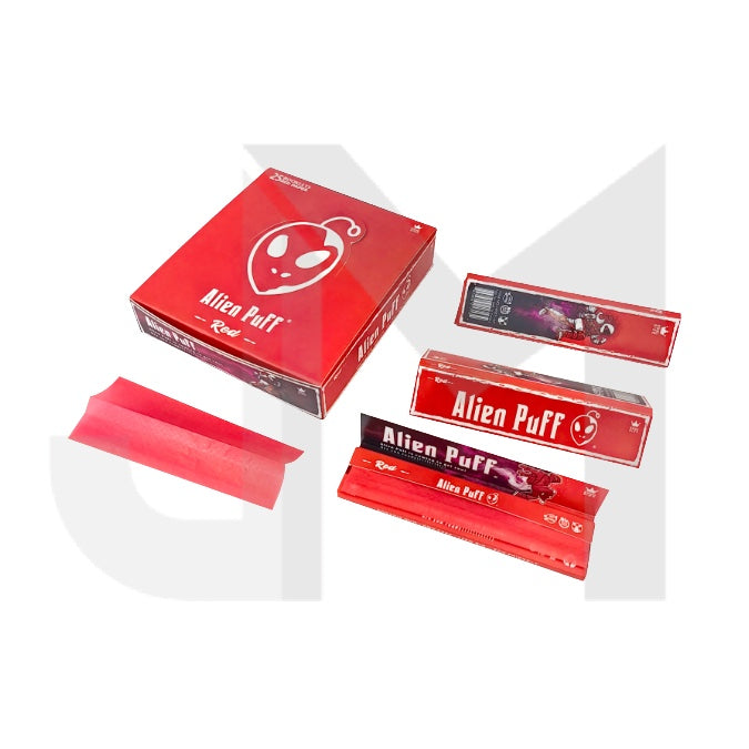 Alien Puff King Size Red Rolling Papers (HP2171)