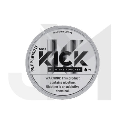 6mg Max Kick Nicotine Pouches - 20 Pouches