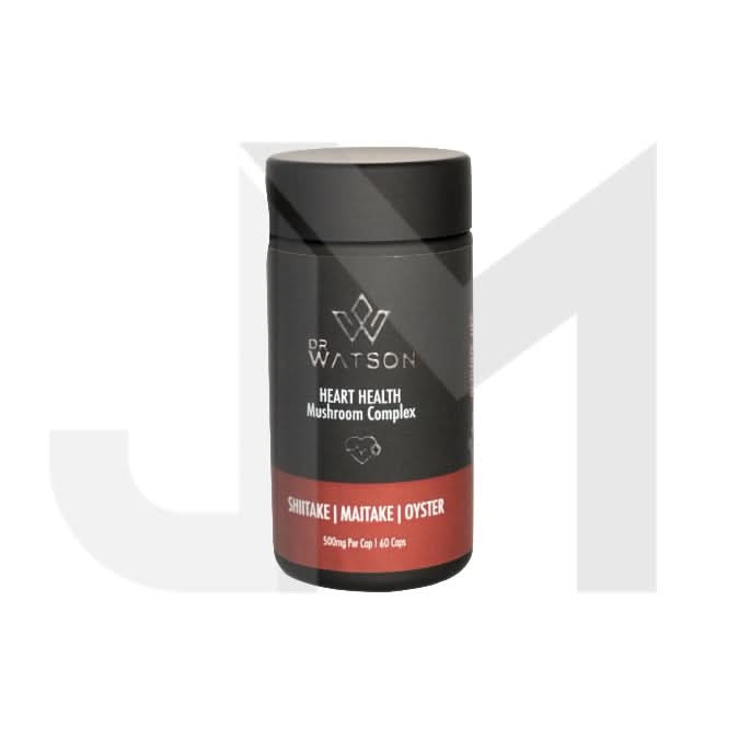 Dr Watson 500mg Heart Health Mushroom Complex Capsules - 60 Capsules