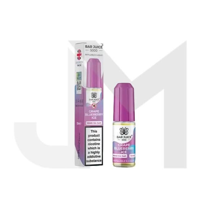 10mg Bar Juice 5000 Nic Salts 10ml (40VG/60PG)