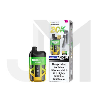 20mg Angel 20000 by Vapes Bars Duel Prefilled Pod Vape Kit 20000 Puffs