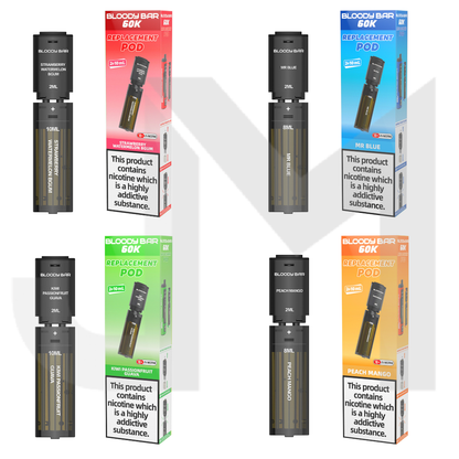 20mg Bloody Bar 60K Prefilled Pods 60000 Puffs
