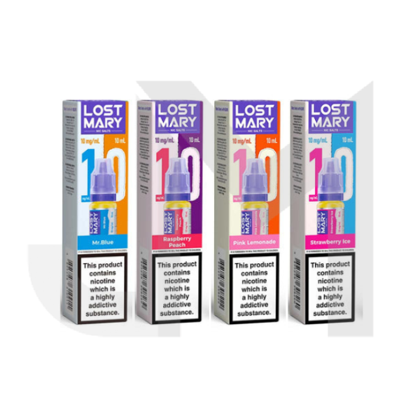 10mg Lost Mary 10ml Nic Salts (50VG/50PG)