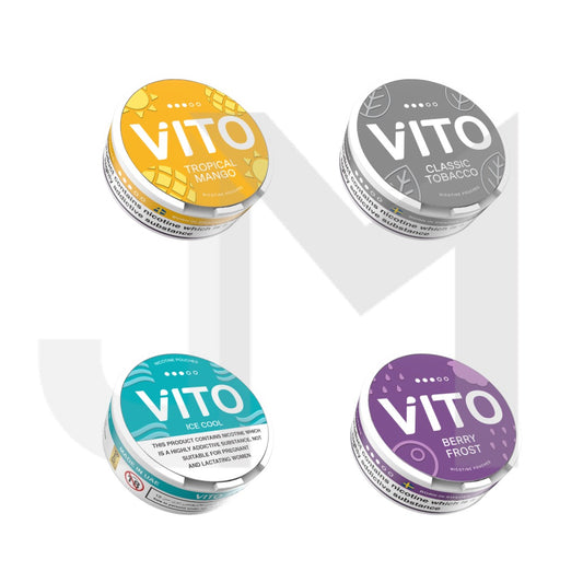 10mg VITO Nicotine Pouches - 20 Pouches