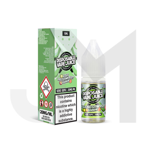 20mg Vape Heaven Disposable Vape Juice 10ml Nic Salts (50VG/50PG)