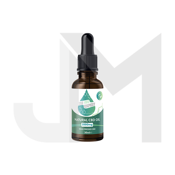 The CBD Expert 2000mg Cold Pressed CBD Oil 30ml