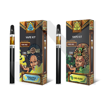 Aztec CBD 1000mg Vape Kit - 1ml