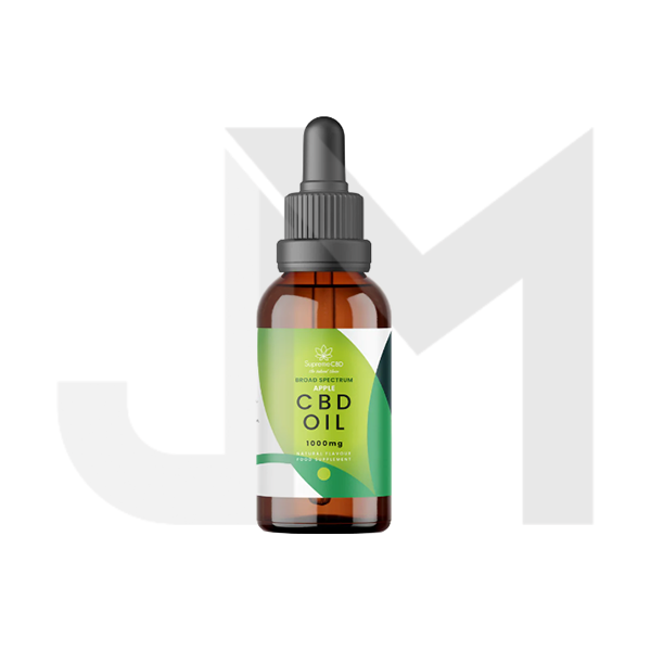 Supreme CBD 1000mg Broad Spectrum Apple CBD Oil - 30ml