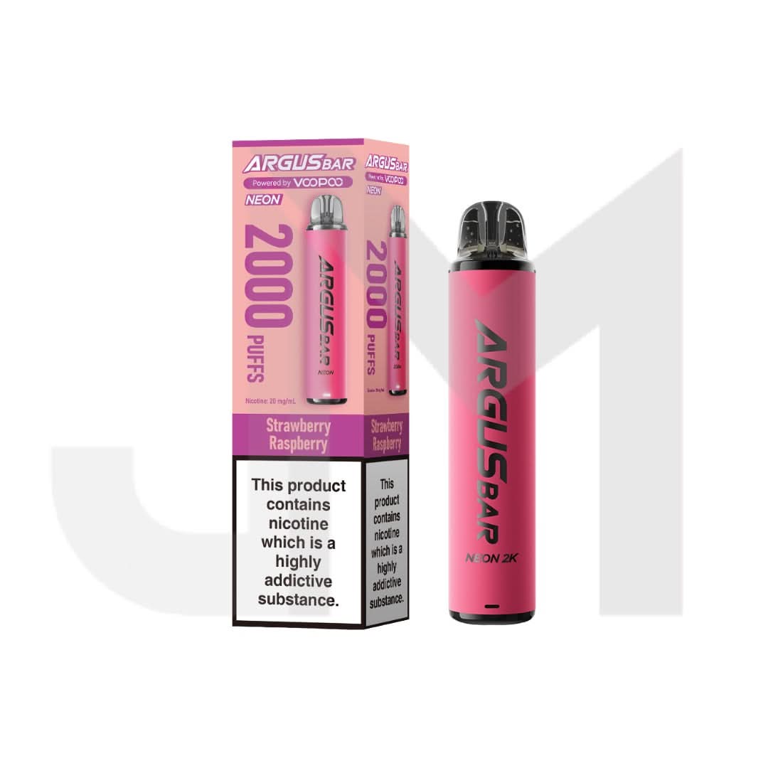 20mg Voopoo Argus Bar Neon 2K Prefilles Pod Vape Kit 2000 Puffs | UK Wholesale 20mg Voopoo Argus Bar Neon 2K Prefilles Pod Vape Kit 2000 Puffs | UK Wholesale