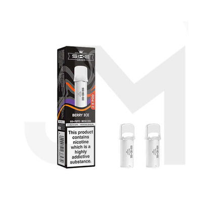 20mg SKE Crystal Pro Replacement Prefilled Pods 2ml 1200 Puffs - 2 Pcs