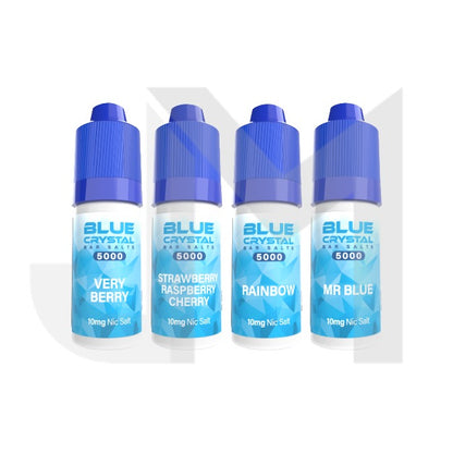 10mg Blue Crystal 5000 10ml Bar Nic Salt (50VG/50PG)