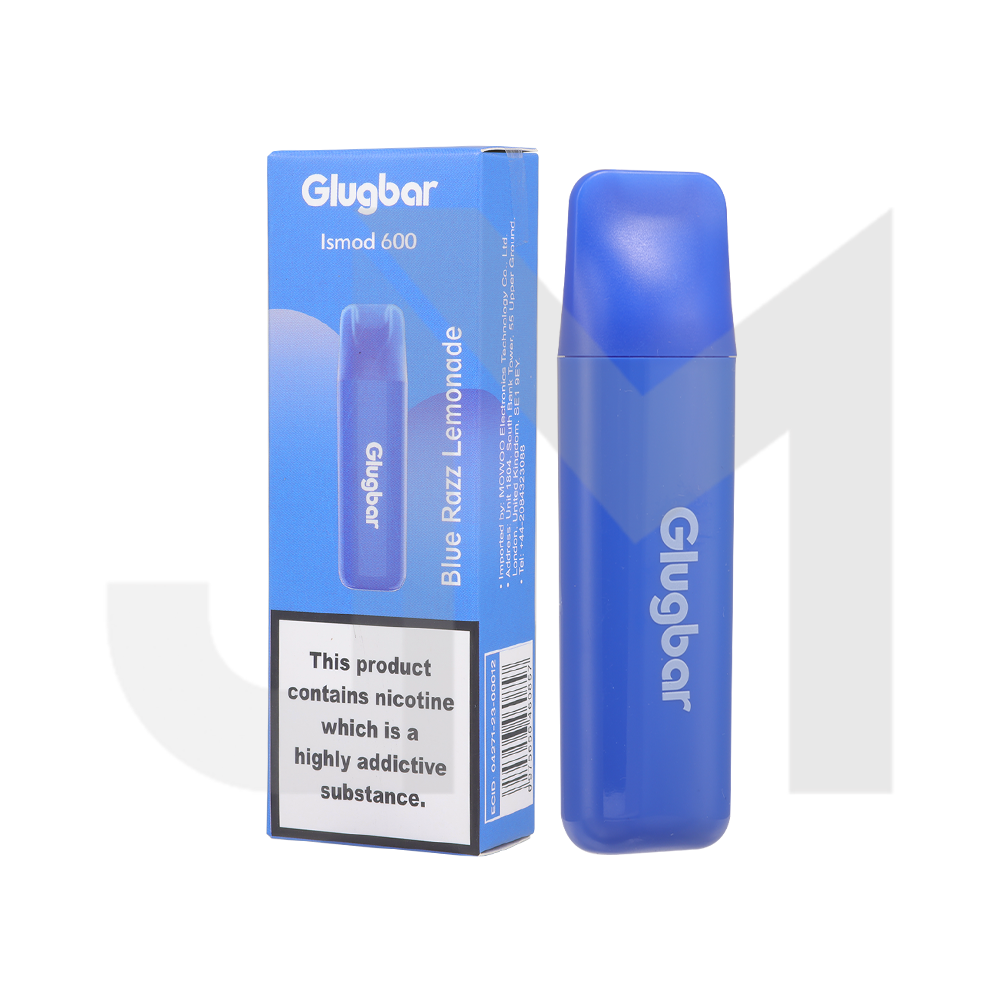 20mg Glugbar Ismod600 Disposable Vape Device 600 Puffs