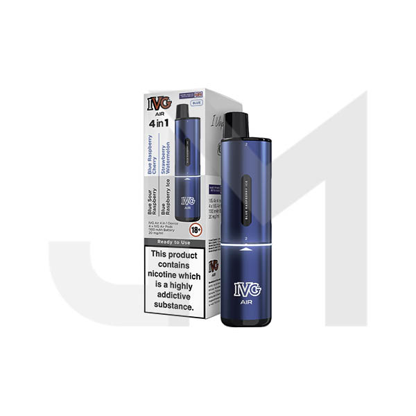 20mg I VG Air 4 in 1 Rechargeable Pod Vape | UK Wholesale Supplier 20mg I VG Air 4 in 1 Rechargeable Pod Vape | UK Wholesale Supplier